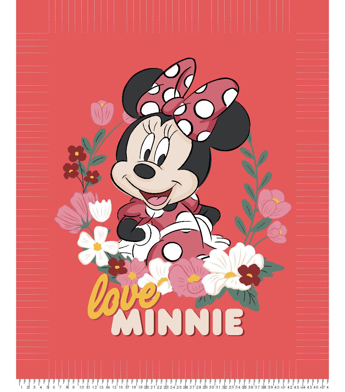 Disney No Sew Fleece Throw 48 Minnie Mouse Traditional