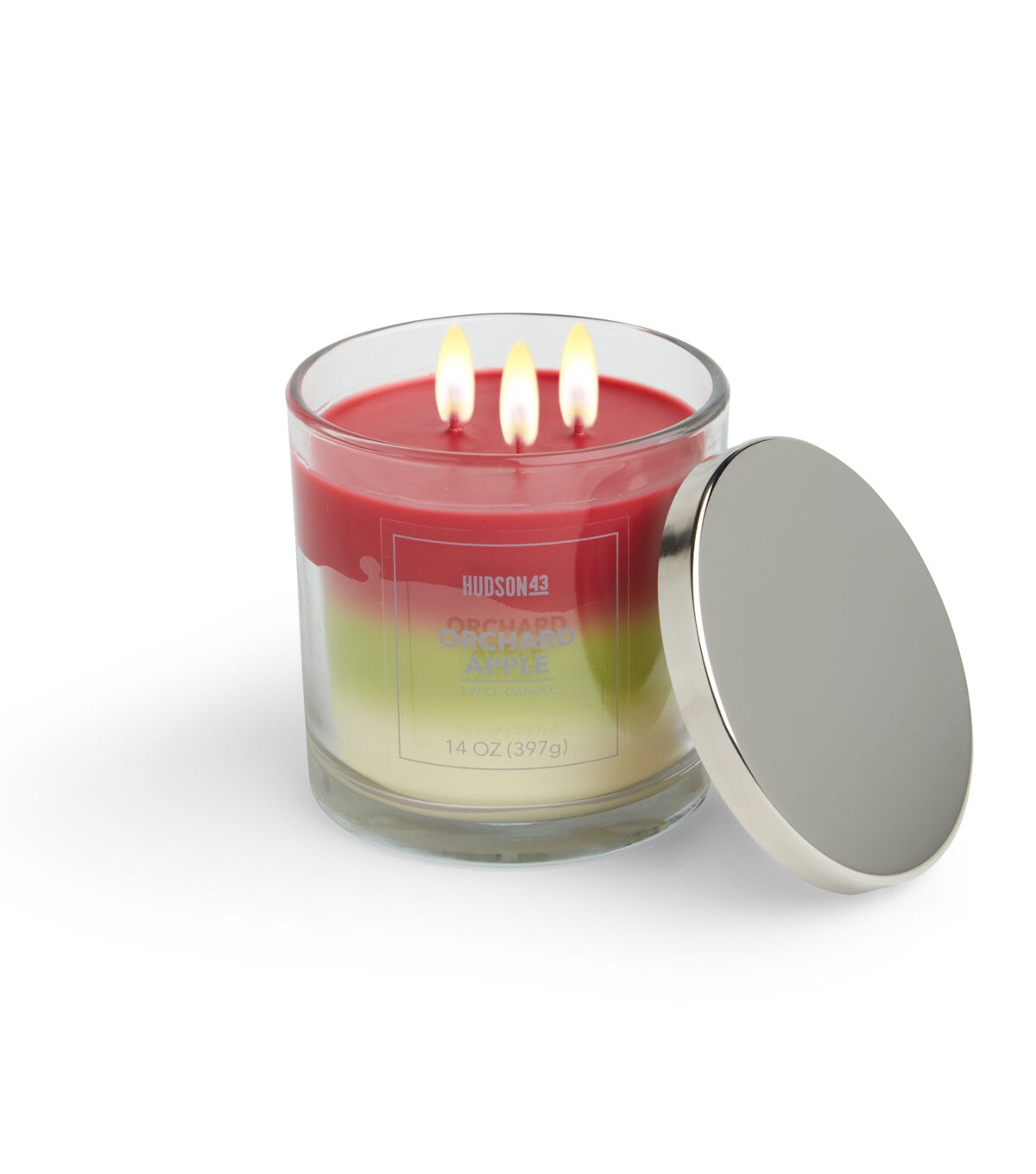 14oz Orchard Apple Scented Jar Candle by Hudson 43