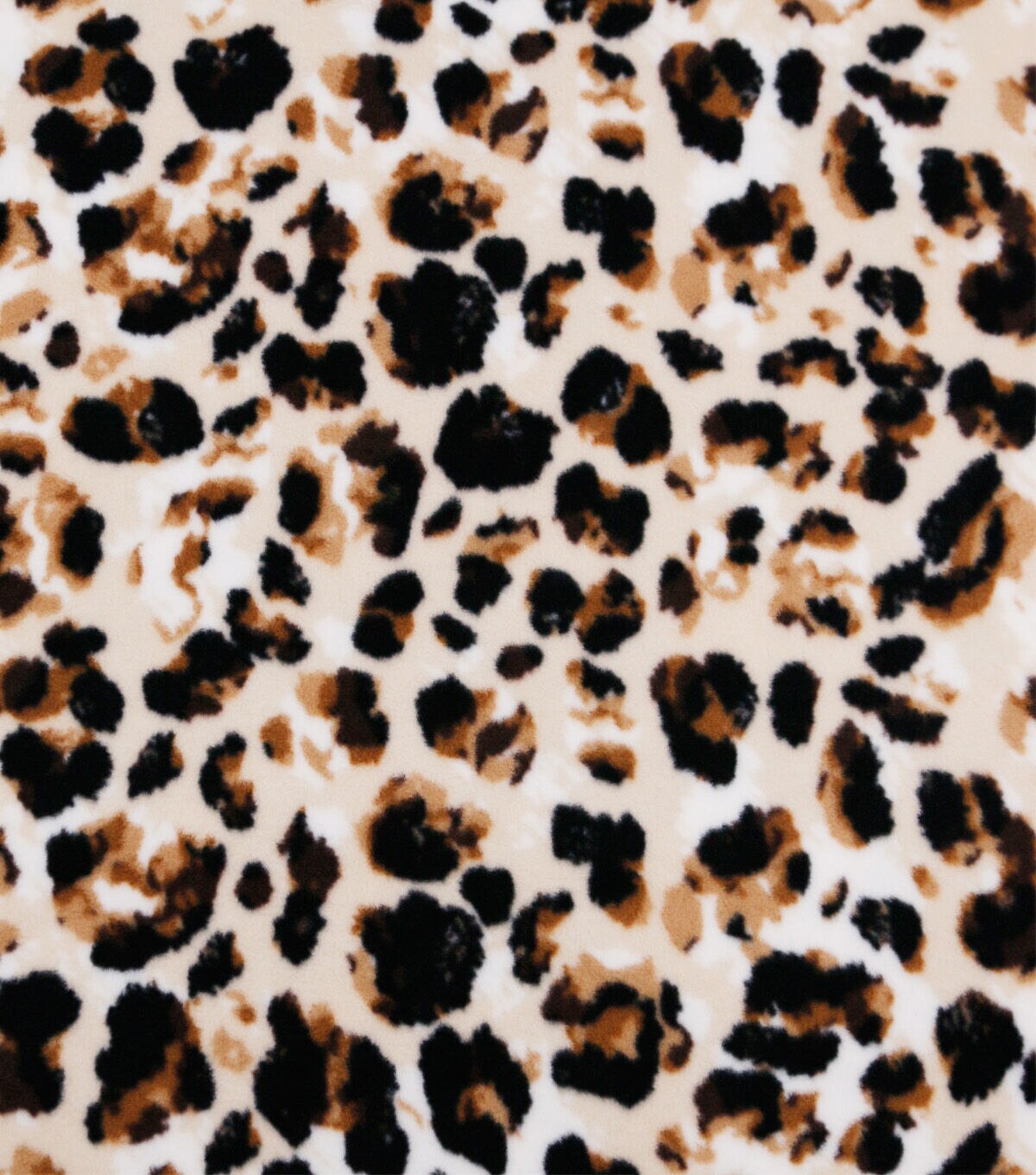 Big Cat Spots Anti Pill Fleece Fabric