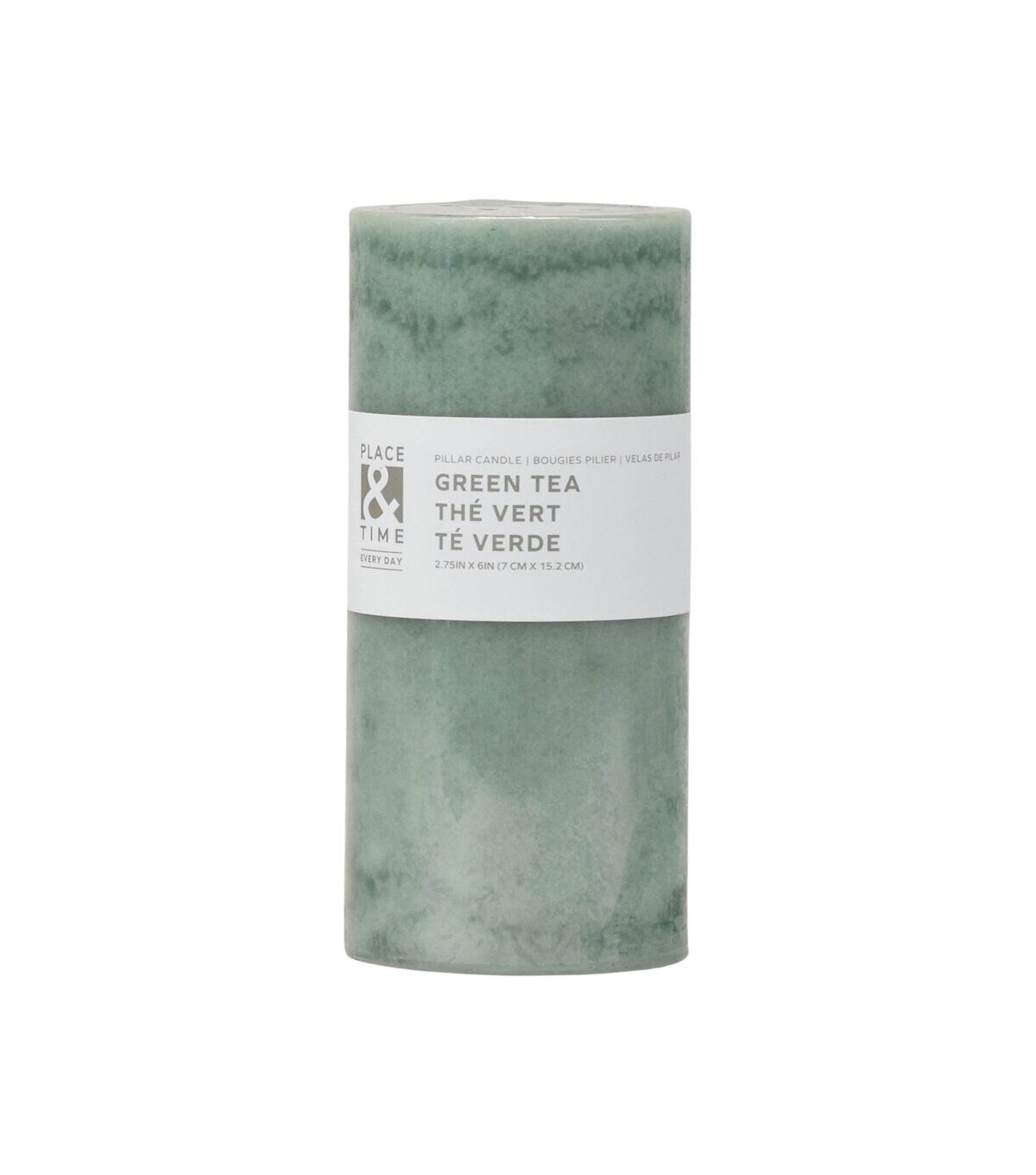 3 x 6 Scented Pillar Candle by Place & Time