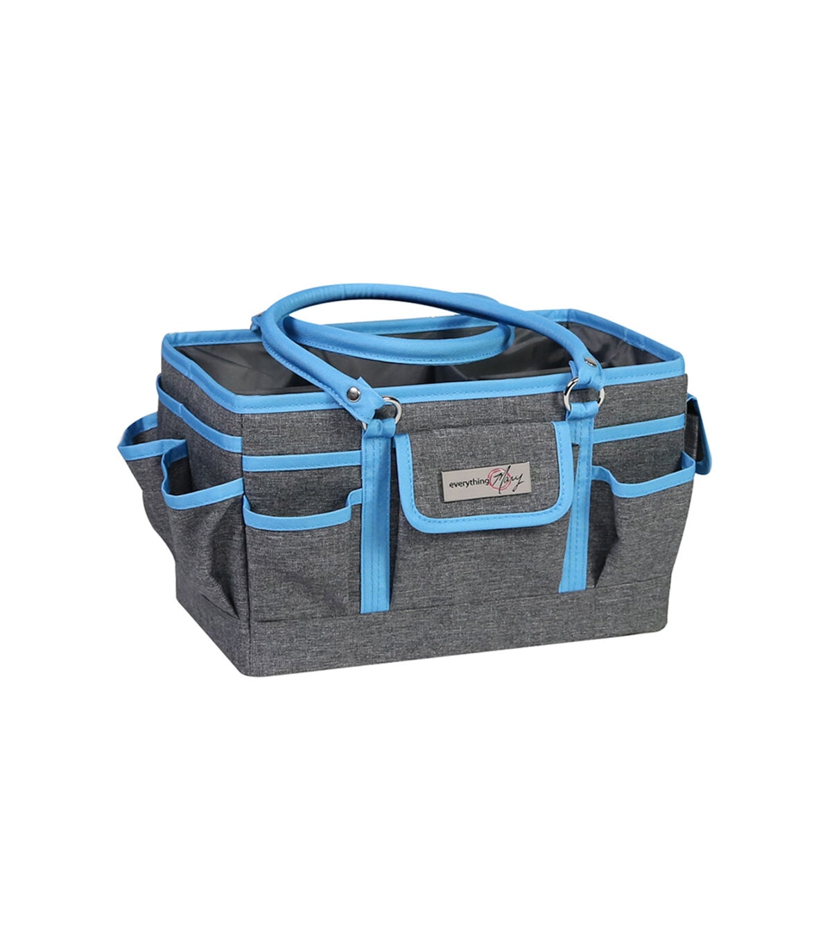 Everything Mary 12 Blue & Gray Craft Bag Organizer Tote