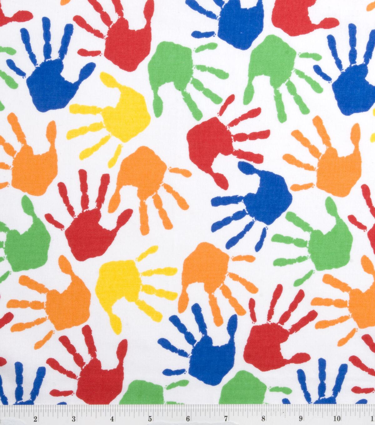 Novelty Cotton Fabric Hand Prints