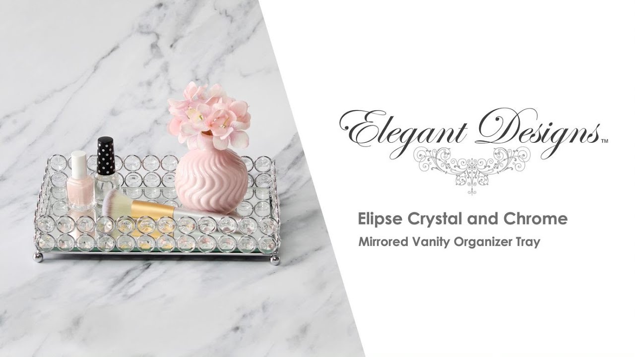 All The Rages Crystal Decorative Organizer Tray