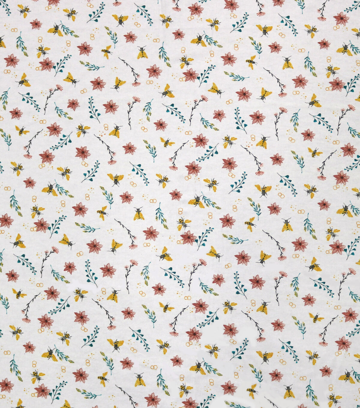 Bee Floral Super Snuggle Flannel Fabric