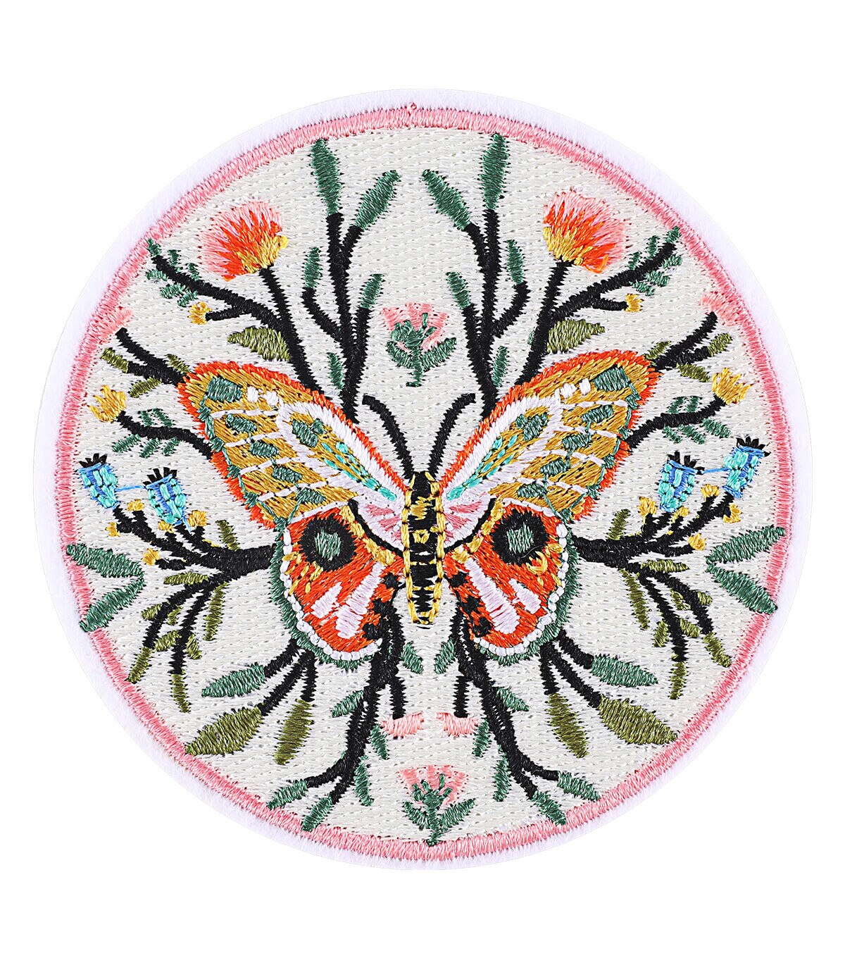 3 Multicolor Butterfly With Floral Iron On Patch by hildie & jo
