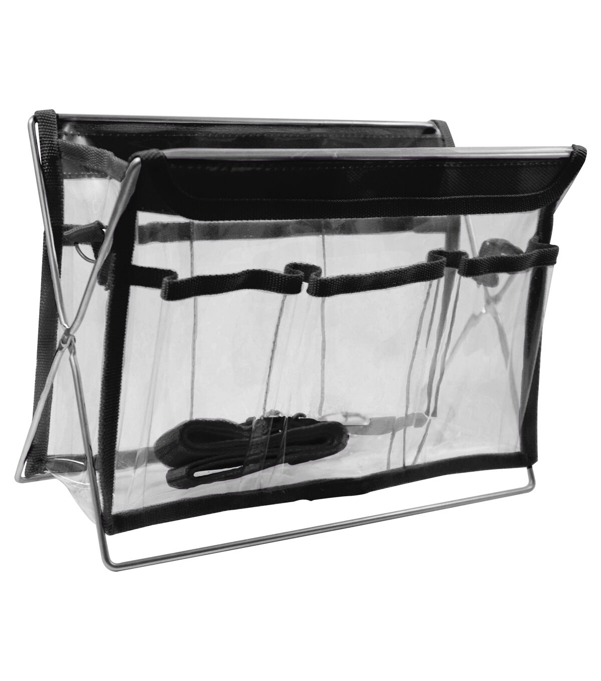 Sullivan's 11 x 7 Black Sassy Tote With 3 Side Pockets & Compartment