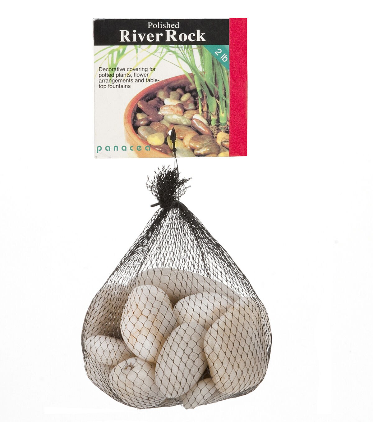 Panacea 2lb Polished White River Rocks