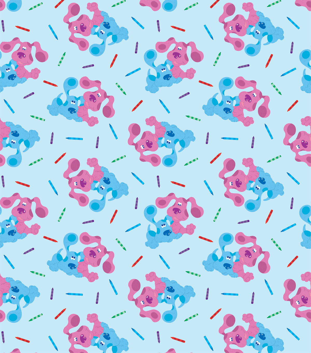 Blue And Magenta Coloring Cotton Fabric