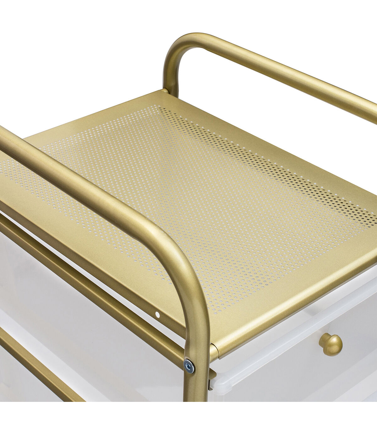 37 Rolling Storage Cart With 5 Plastic Drawers