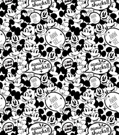Mickey Minnie Aww Shucks Pack Cotton Fabric