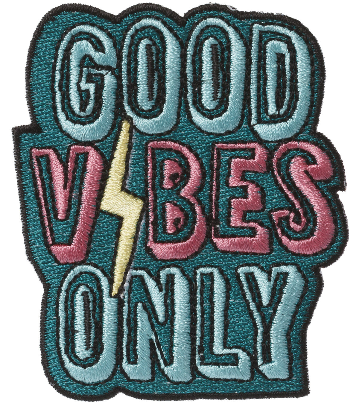 Simplicity 3 Good Vibes Only Iron On Patch