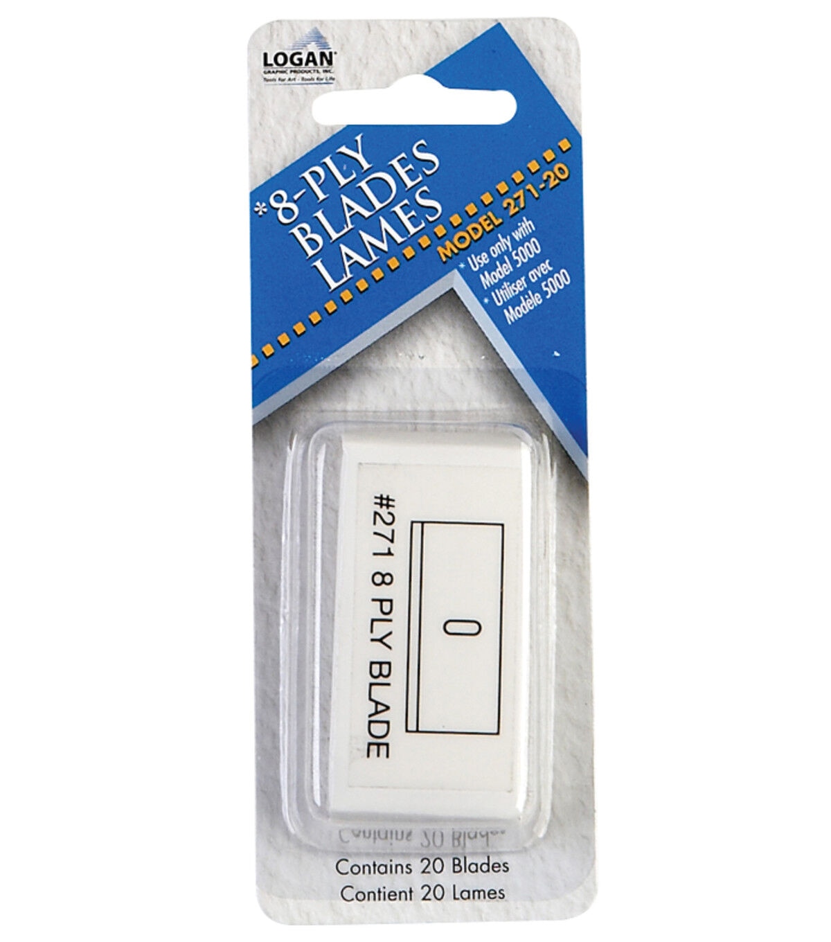 Logan 20pc Metal 8 Ply Mat Cutter Blades