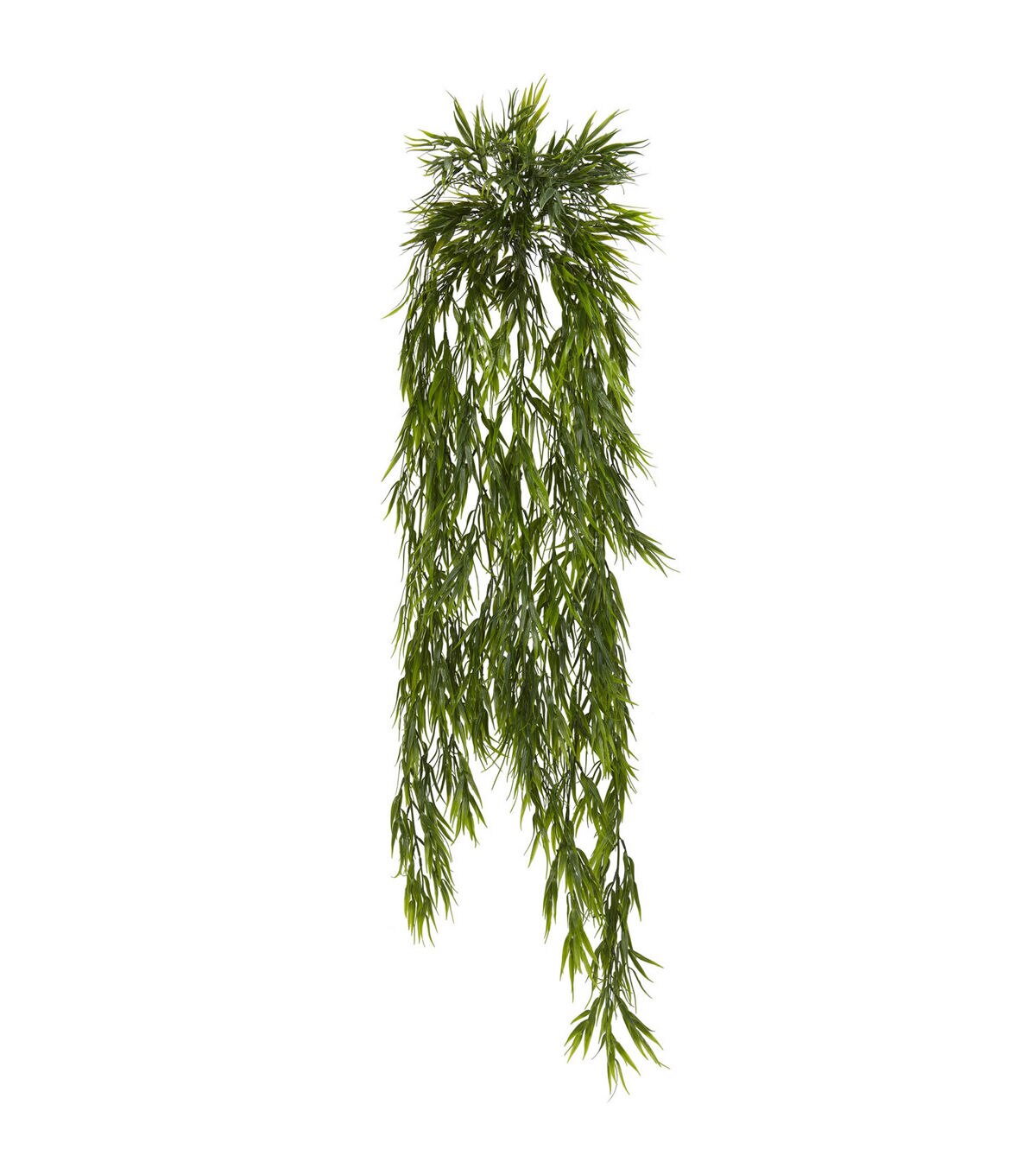 Nearly Natural 43 Mini Bamboo Hanging Bush 2ct