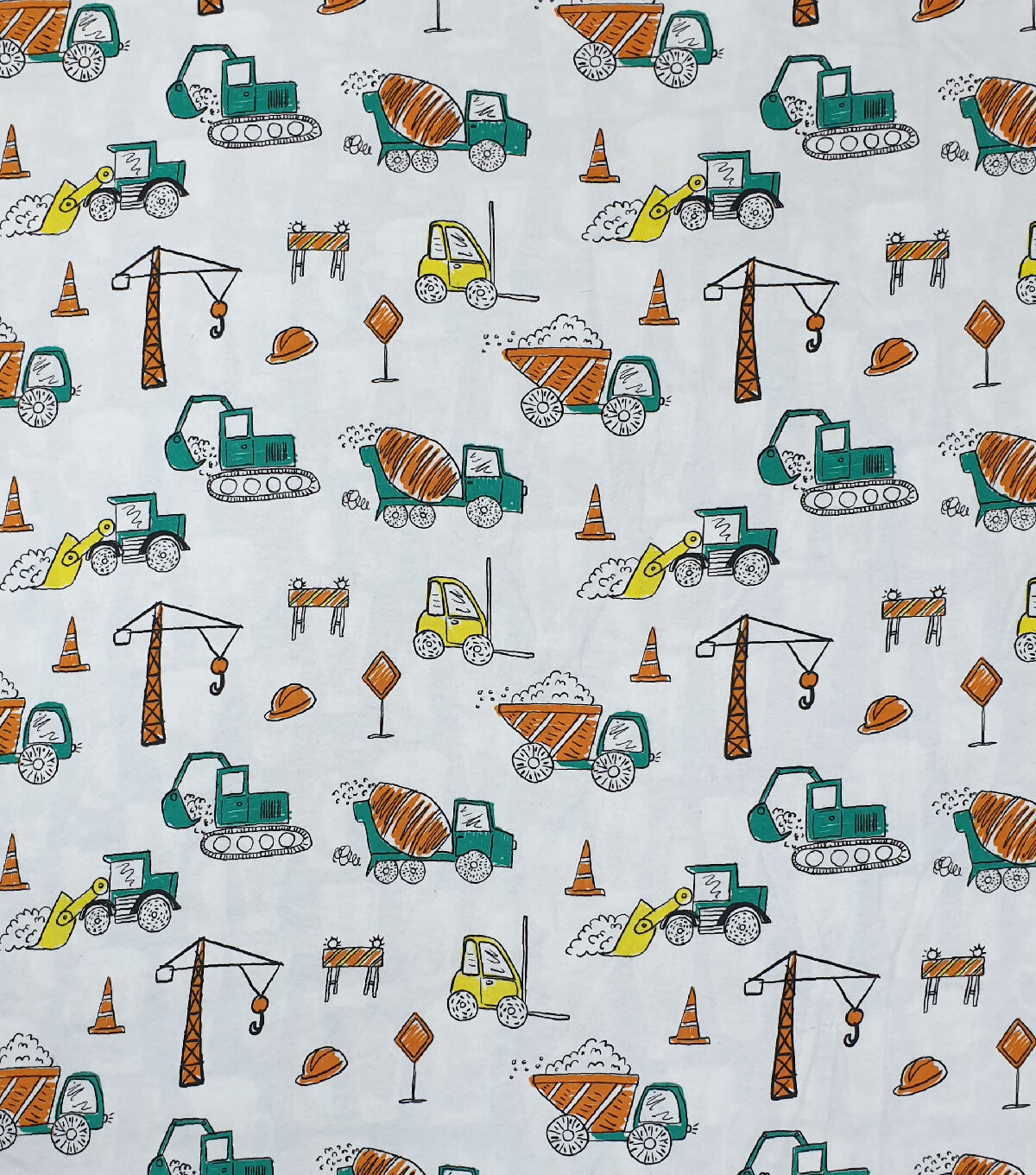 Construction Super Snuggle Flannel Fabric