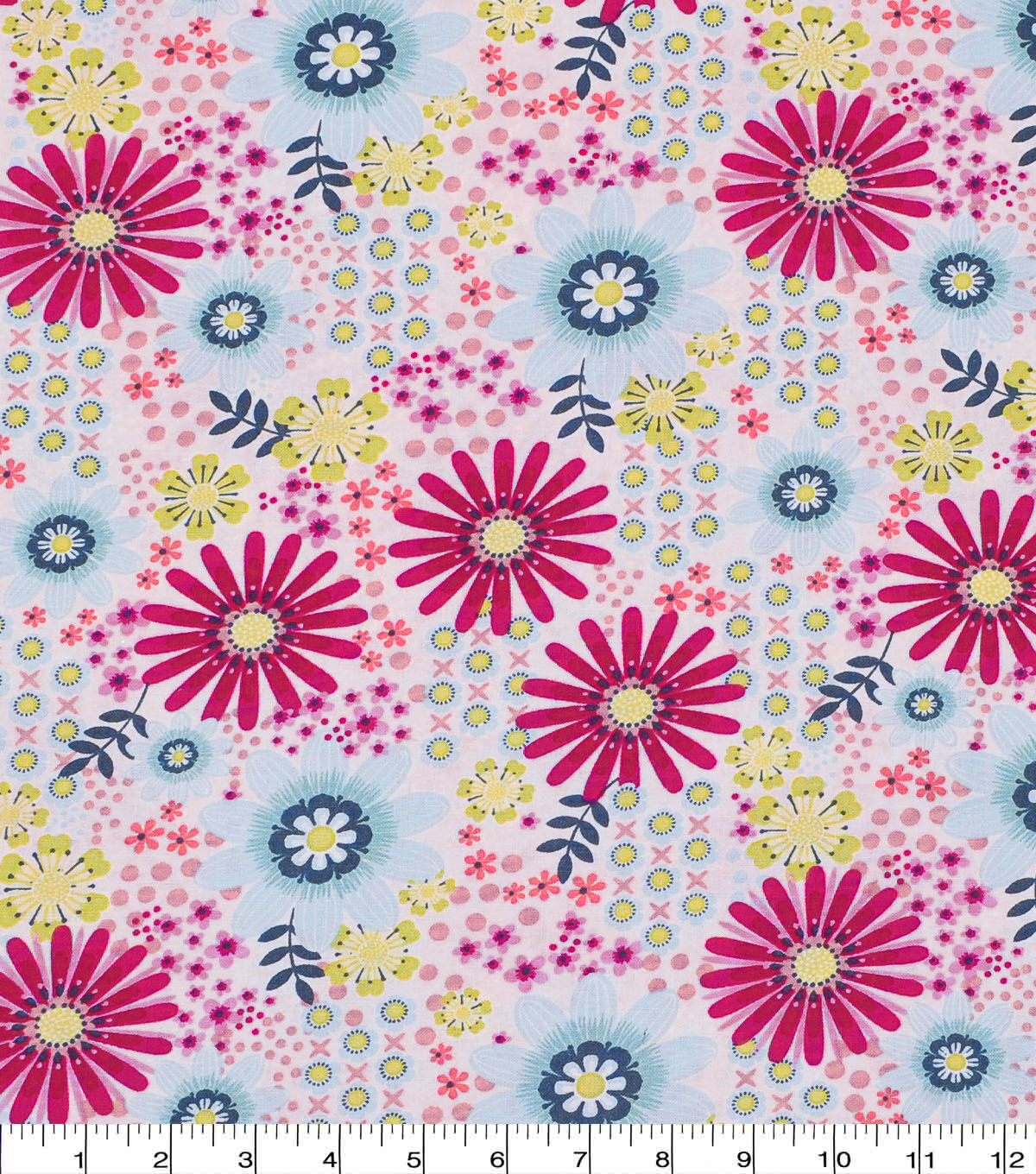 Muted Floral Quilt Cotton Fabric by Keepsake Calico