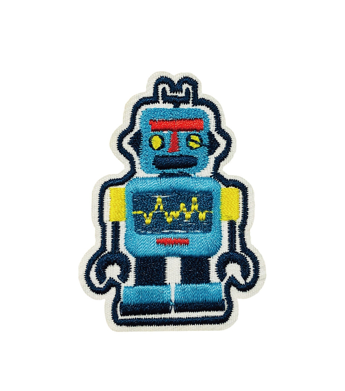Blue Robot Iron On Patch by hildie & jo
