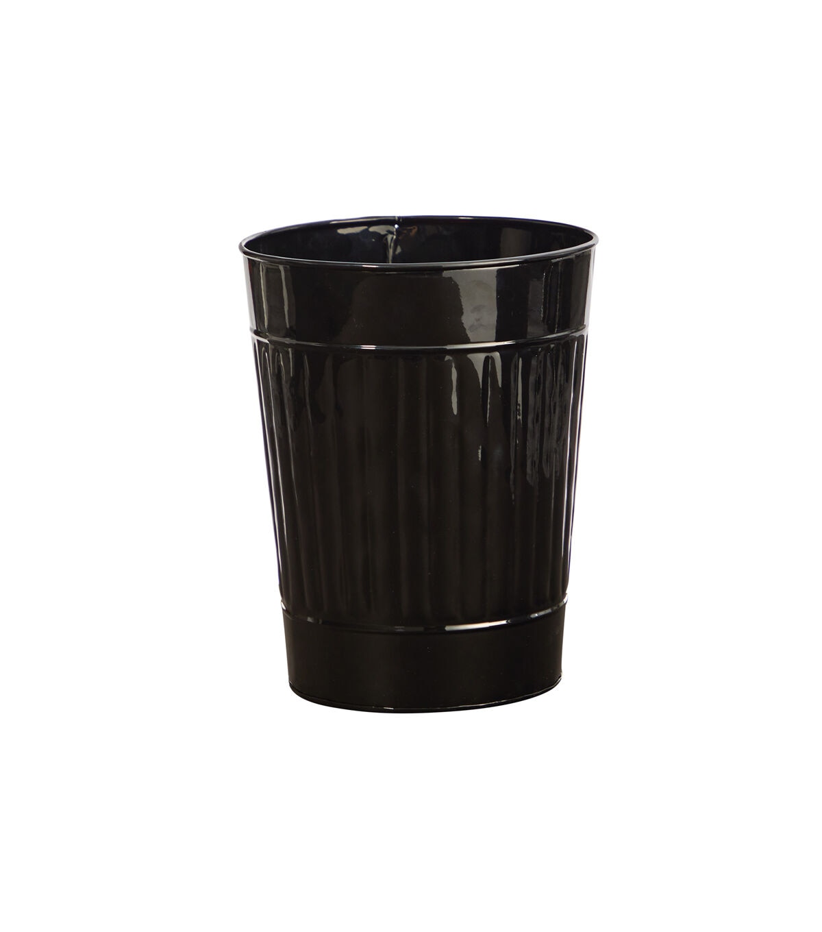 Nearly Natural 10 Black Farmhouse Country Pail Planter