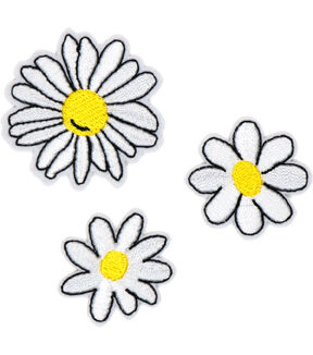 3ct Daisies Iron On Patches by hildie & jo