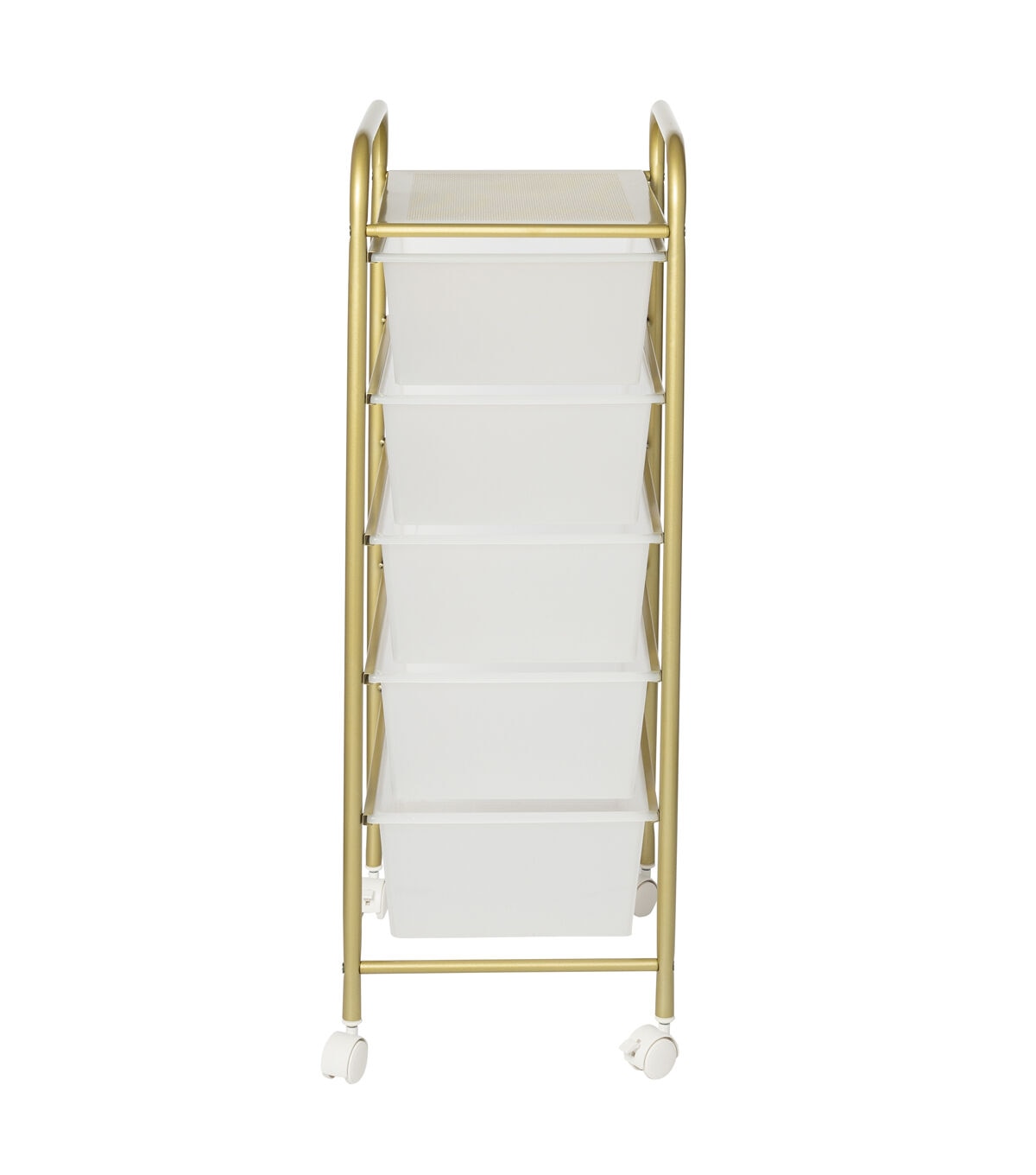 37 Rolling Storage Cart With 5 Plastic Drawers