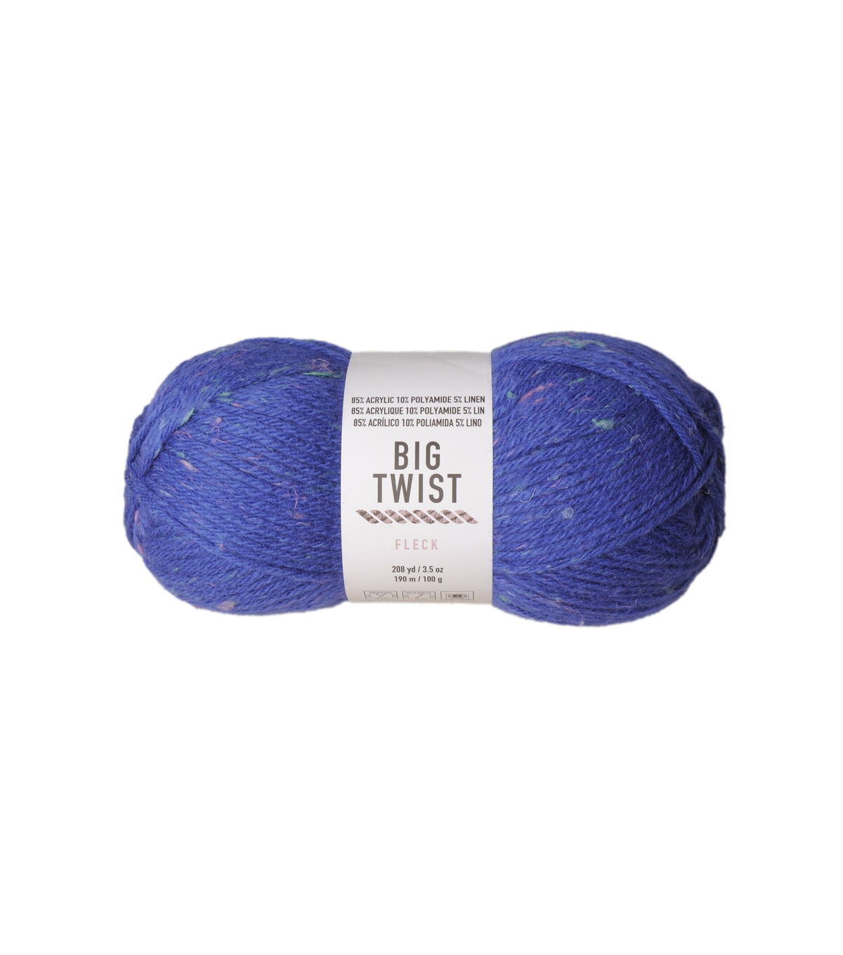 Fleck 208yds Worsted Acrylic Blend Yarn by Big Twist