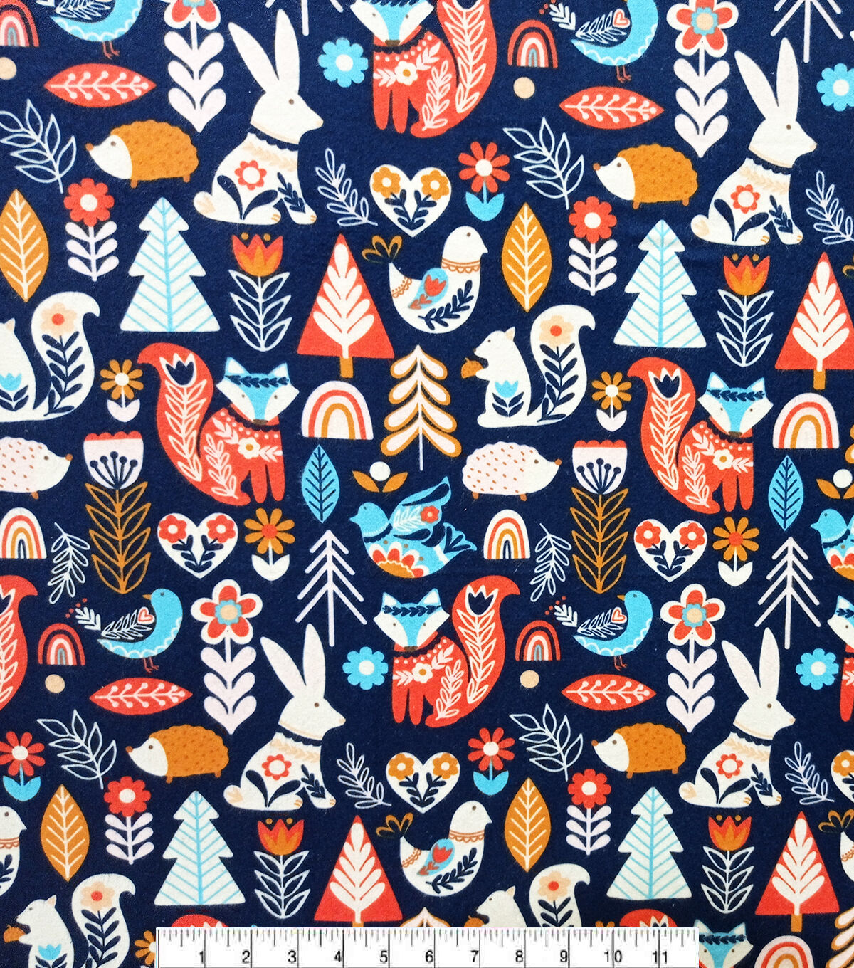 Folk Wilderness Super Snuggle Flannel Fabric