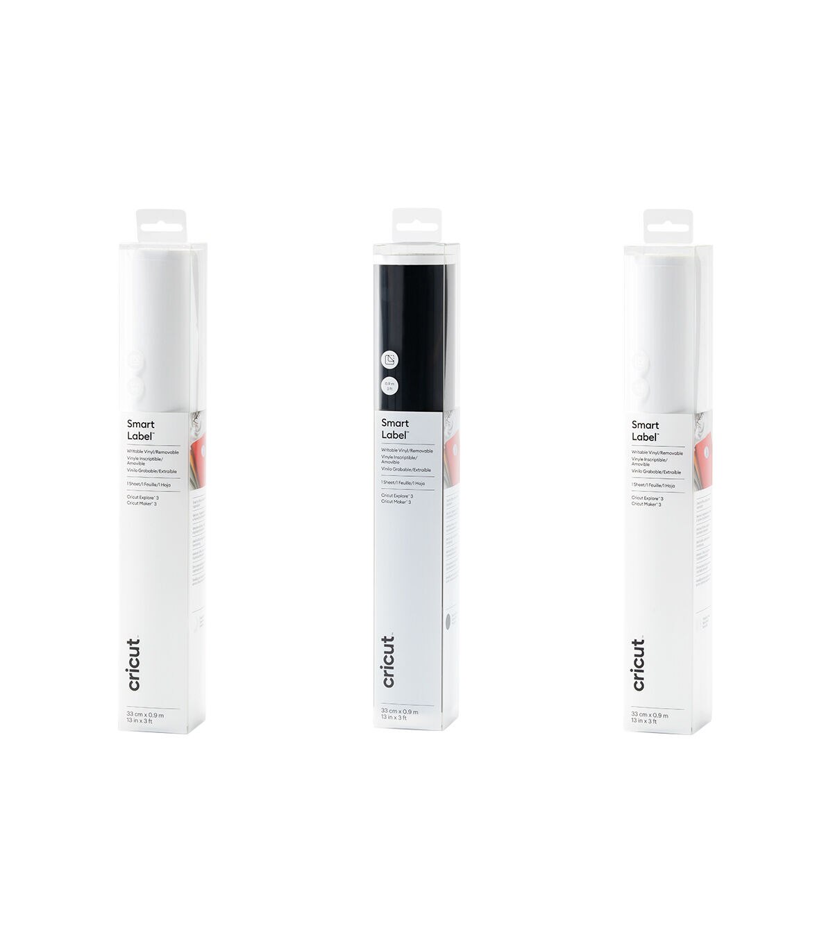 Cricut 13 x 3' Smart Label Removable Writable Vinyl Roll