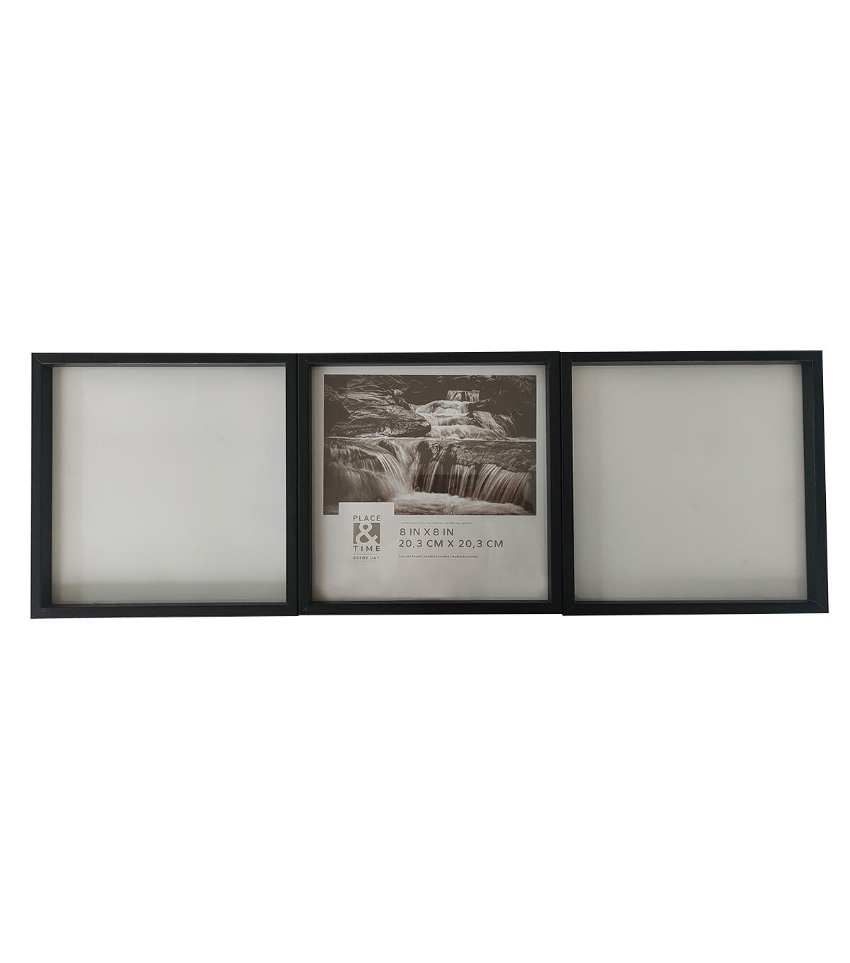 8 x 8 Black Wall Frame Set 3pk by Place & Time