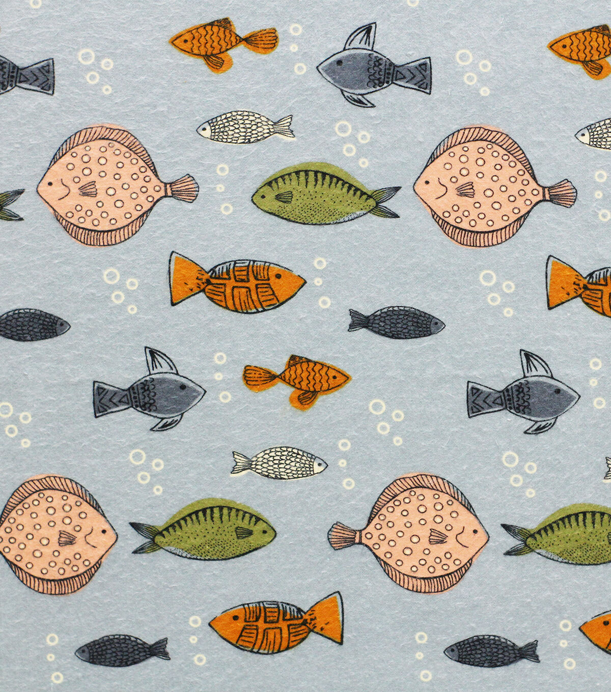 Super Snuggle POP! Colorful Fish Flannel Fabric