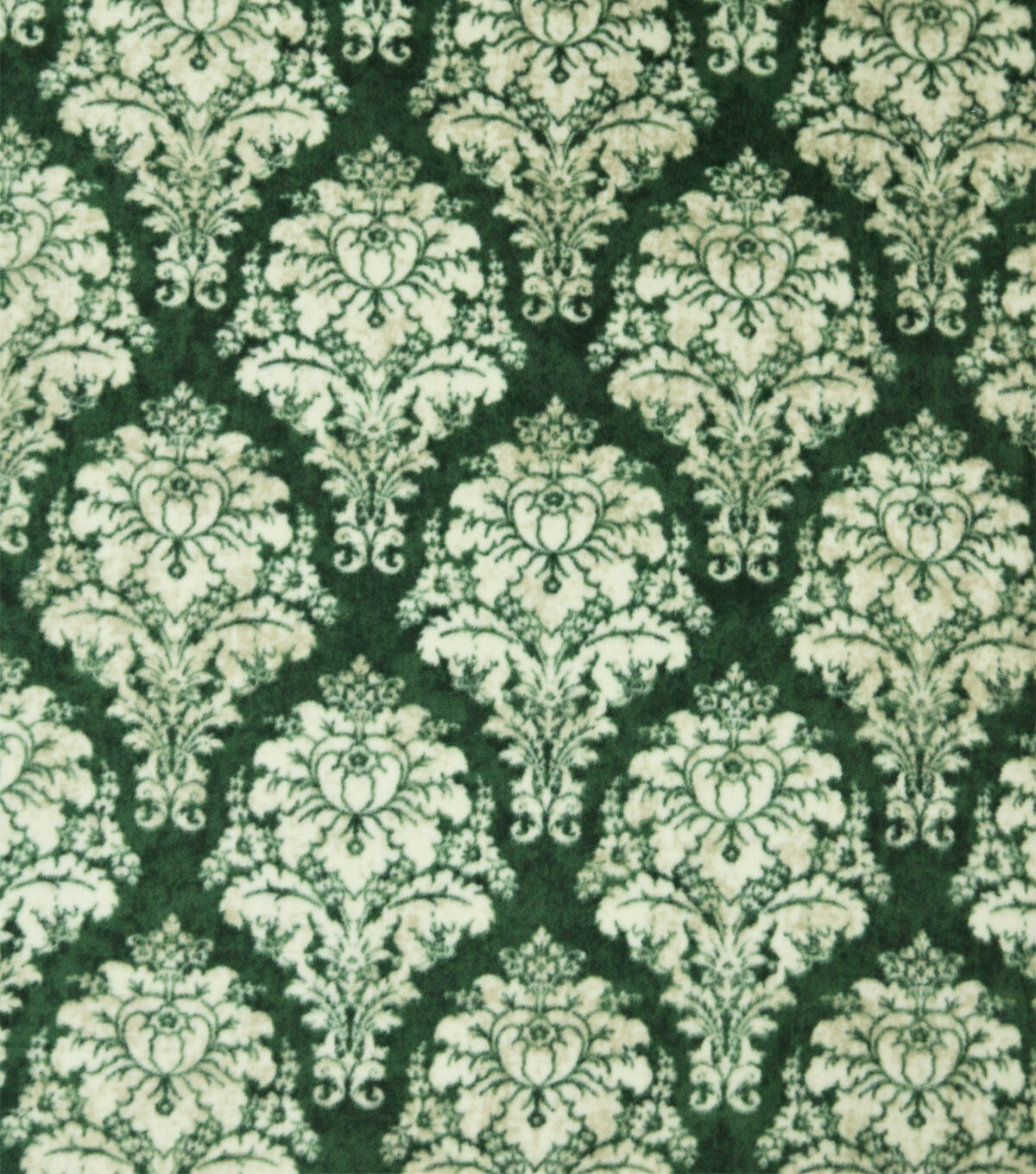 Green Victorian Luxe Fleece Fabric