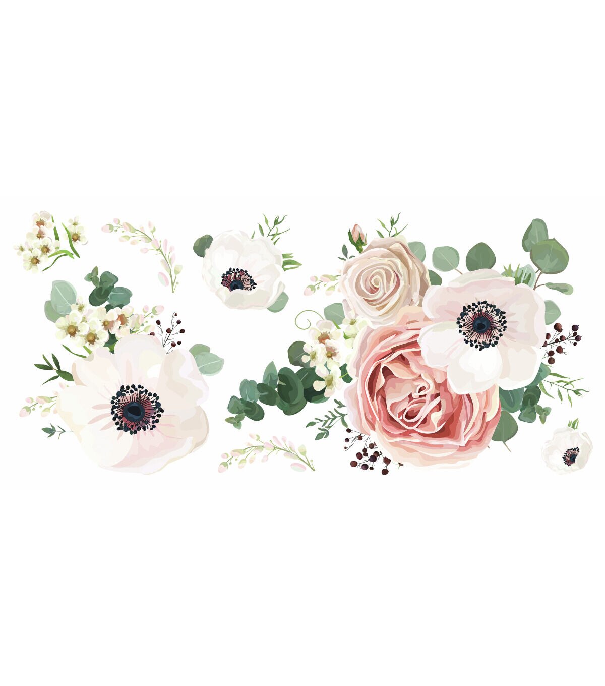 RoomMates Wall Decals Fresh Floral