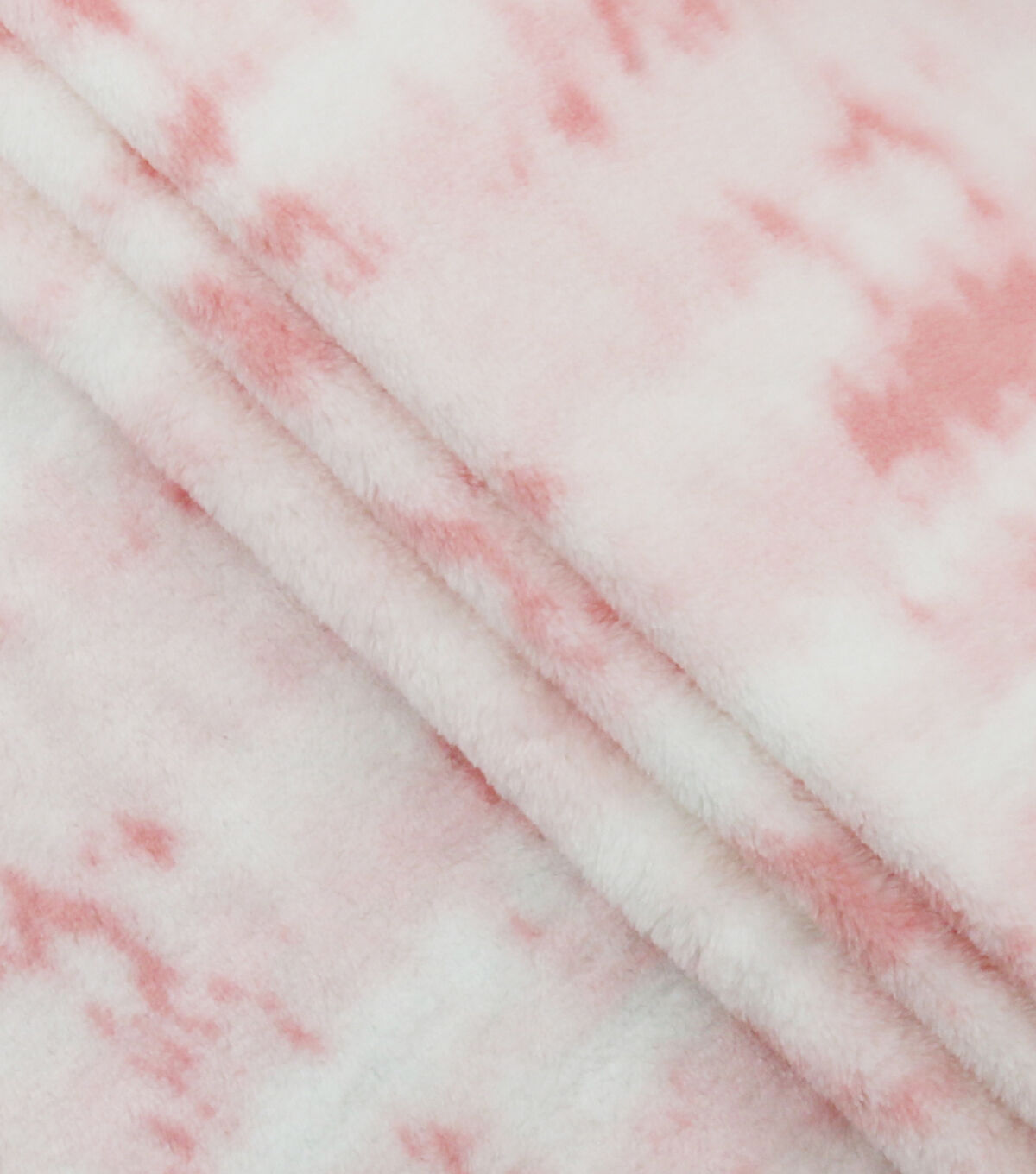 Pink Tie Dye Sew Lush Fleece Fabric
