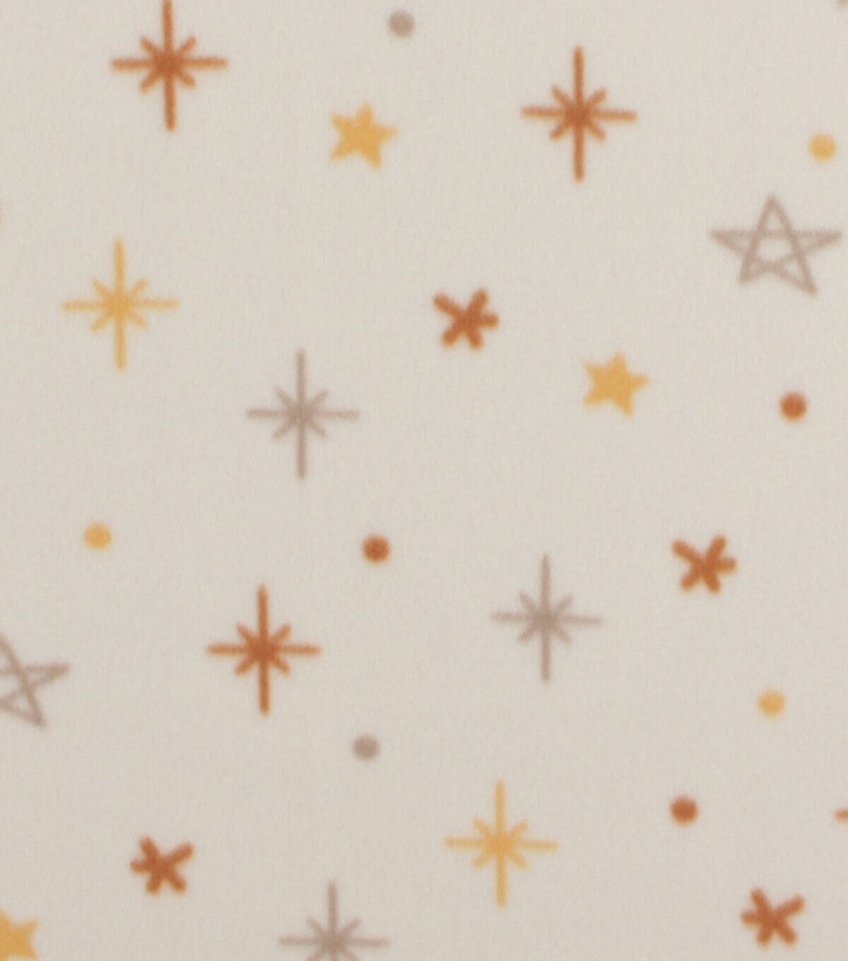 Muted Star Icons Blizzard Fleece Fabric