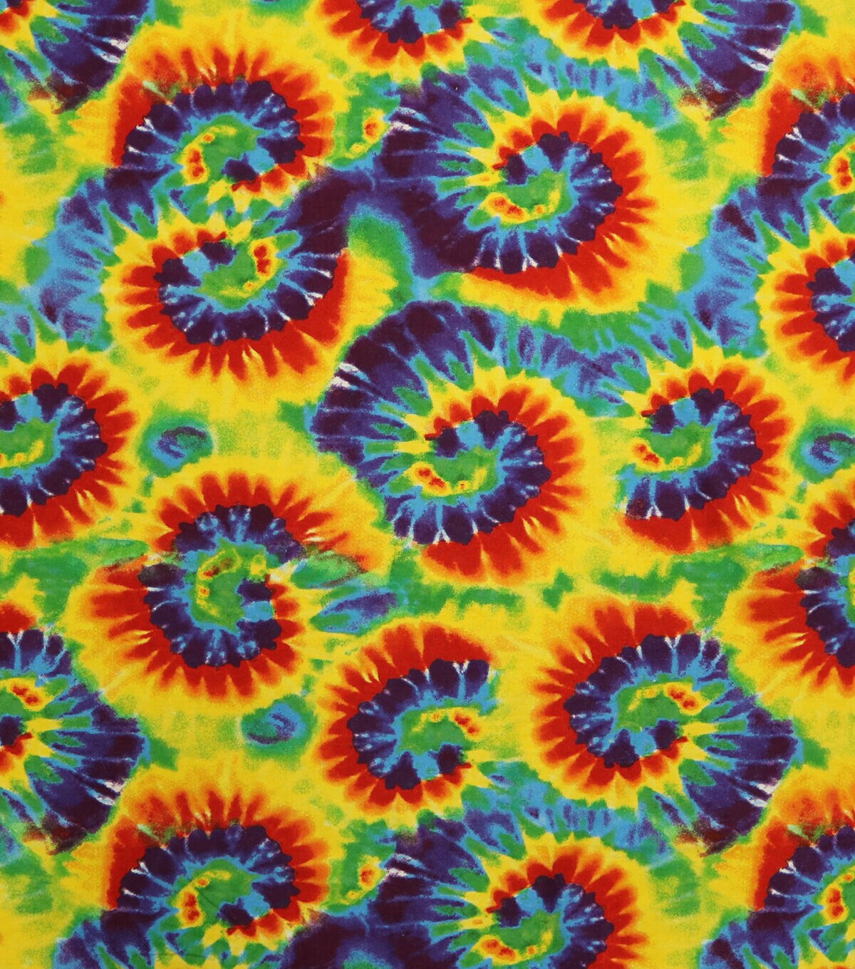Super Snuggle Pride Rainbow Tie Dye Flannel Fabric
