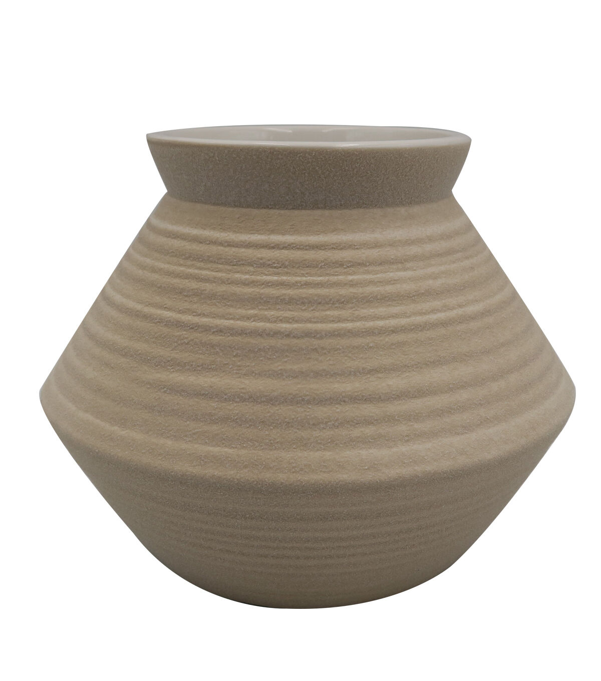 5 Ivory Sandstone Ceramic Planter by Bloom Room