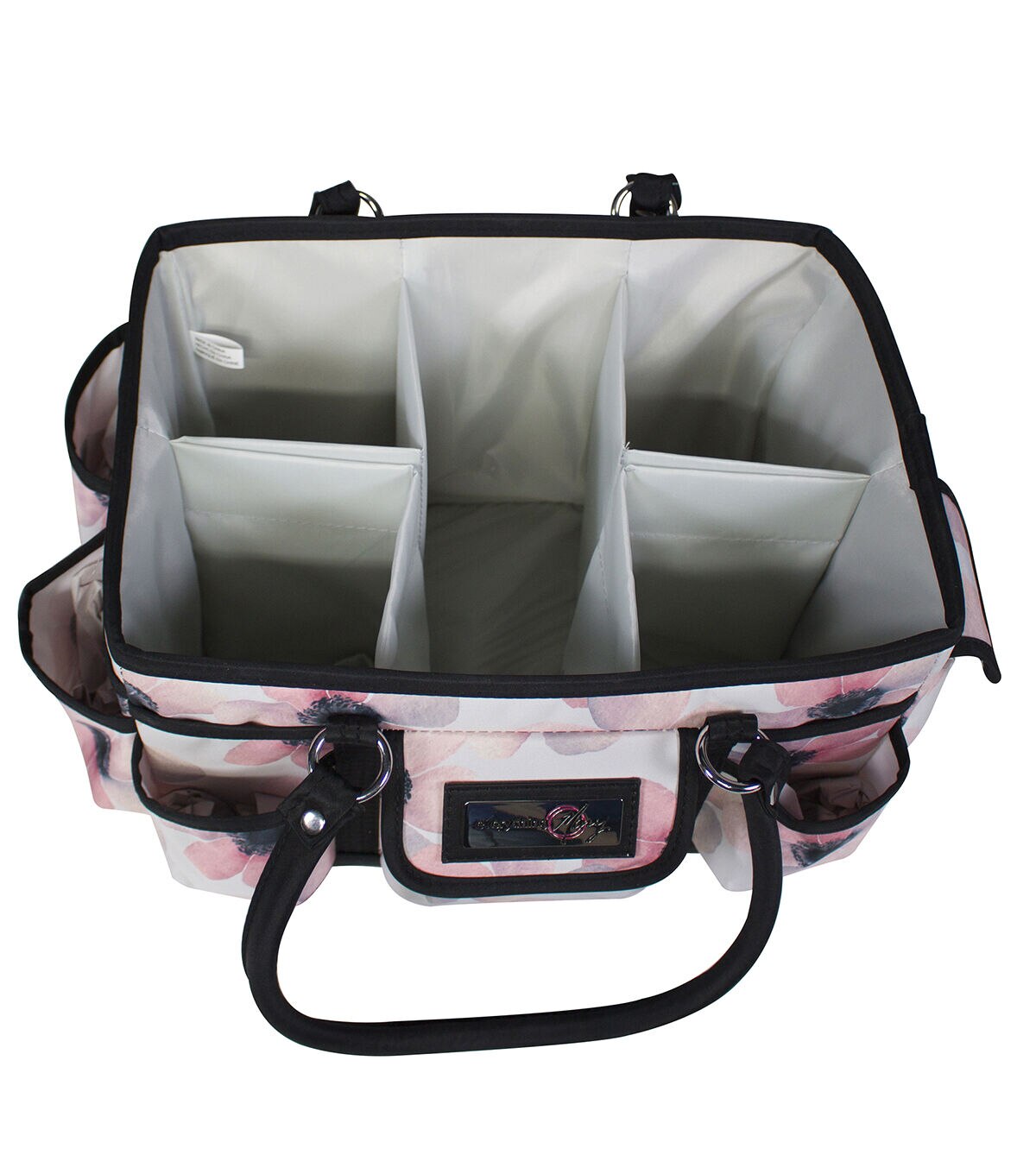 Everything Mary 13 Pink Floral Collapsible Deluxe Store & Tote