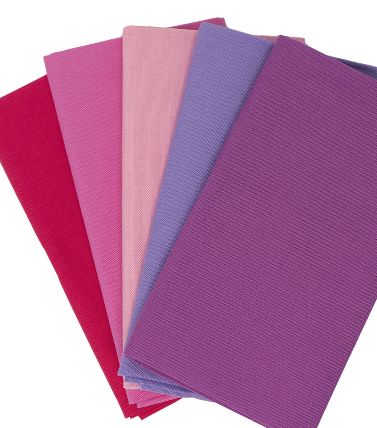 SINGER 18 x 21 Pink & Purple Sunset Solid Fabric Quarter Bundle 5pc