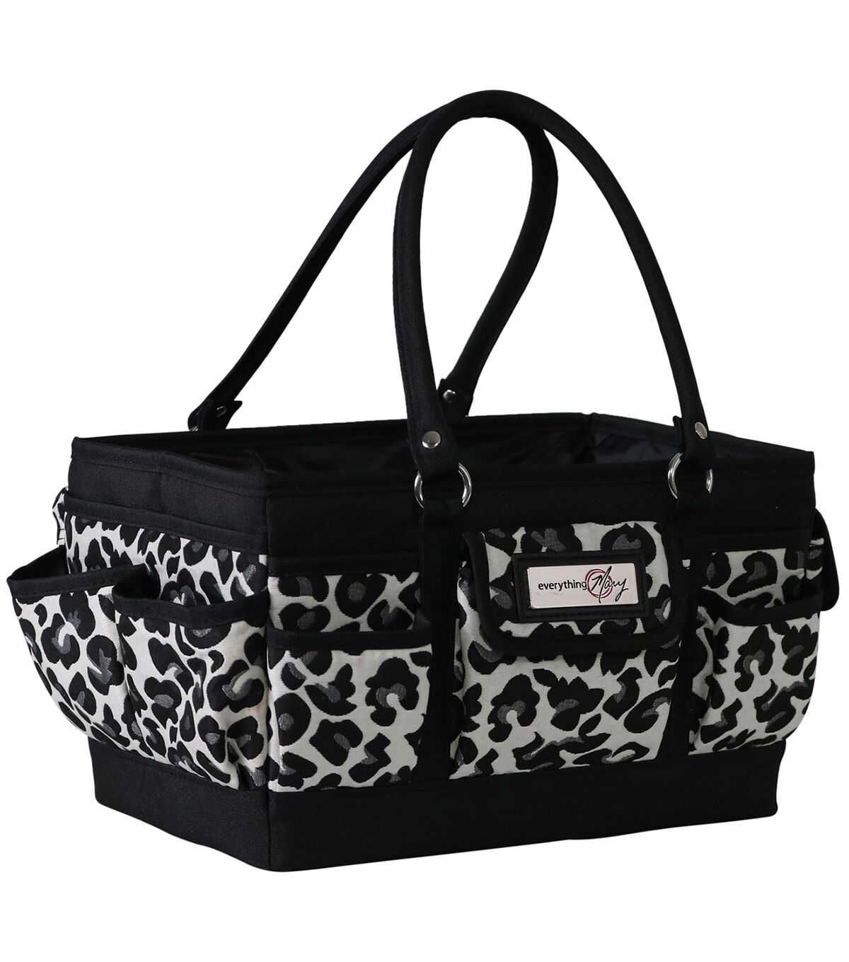 Everything Mary 24 Black & White Cheetah Deluxe Store & Tote