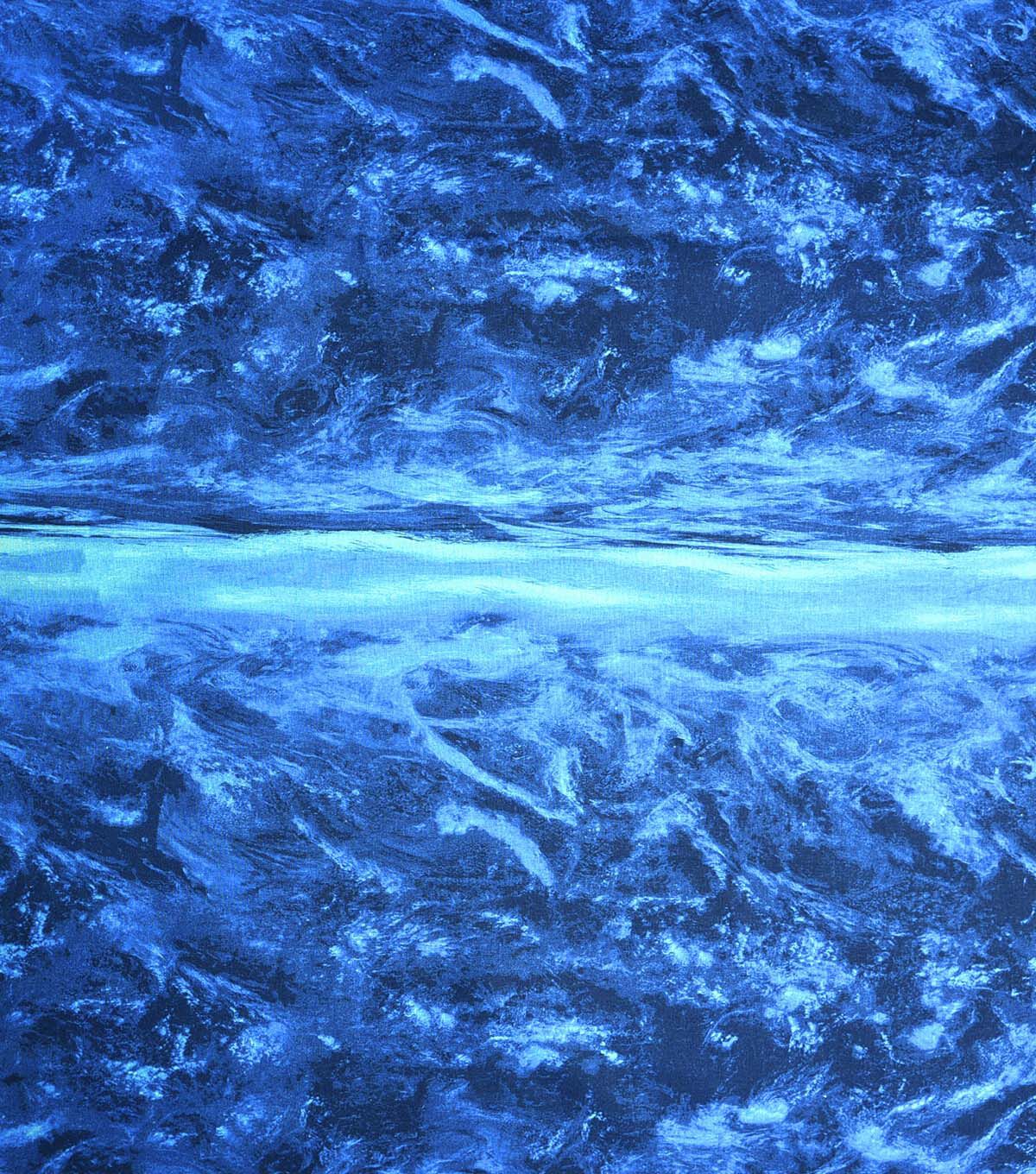 Blue Neptune Quilt Cotton Fabric by Keepsake Calico