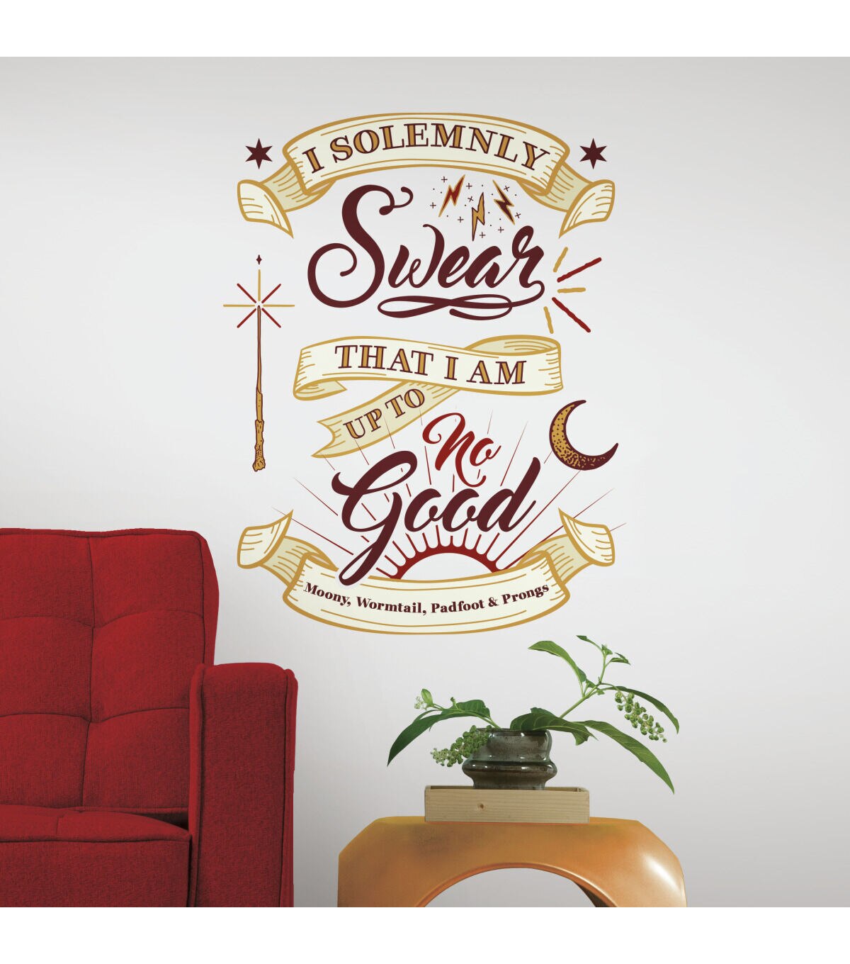 RoomMates Wall Decals Harry Potter Marauder's Map