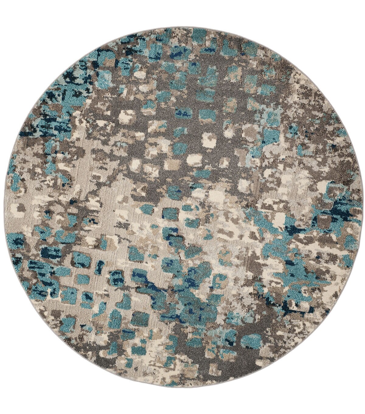 Safavieh Monaco 225 Grey / Lt. Blue 6'7 X 6'7 Round