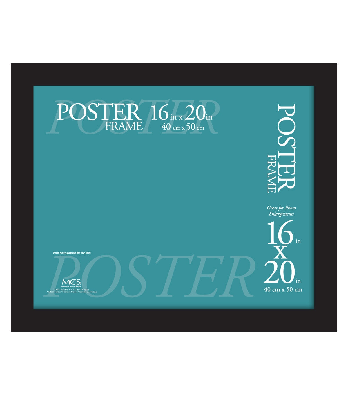 MCS 16x20 Black Gallery Wide Poster Frame
