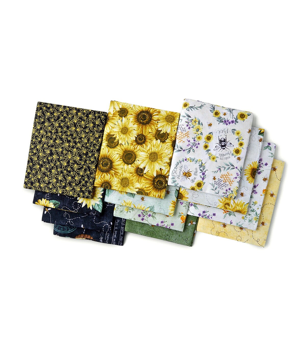 18 x 22 Hi Fashion Batik Bees Cotton Fabric Quarter Bundles 12pc