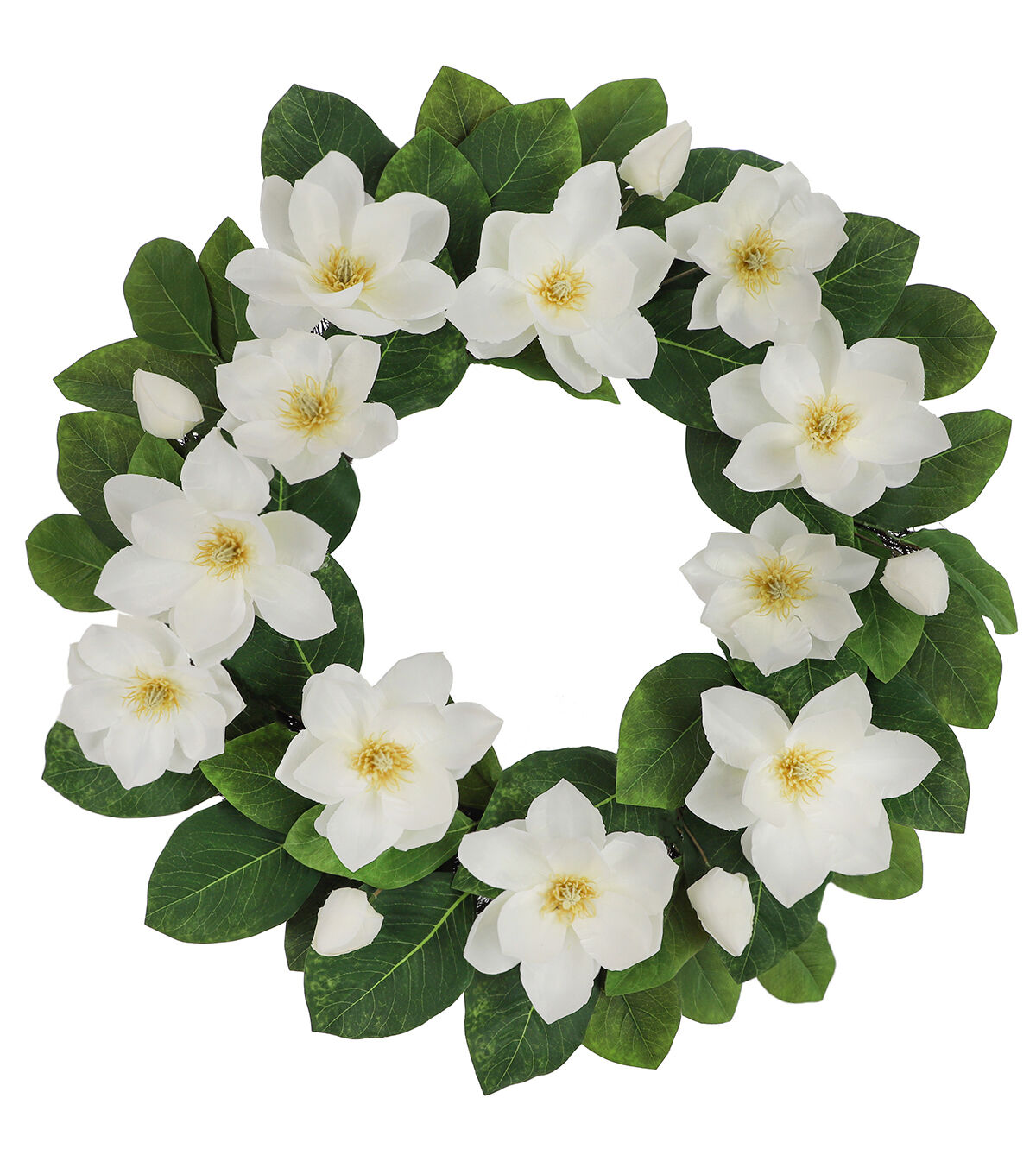 24 Magnolia & Leaf Wreath by Bloom Room