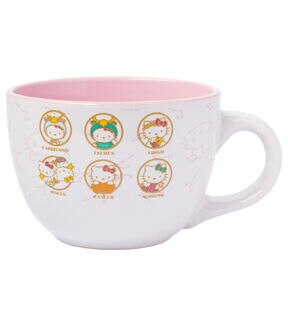 24oz Hello Kitty Zodiac Ceramic Soup Mug
