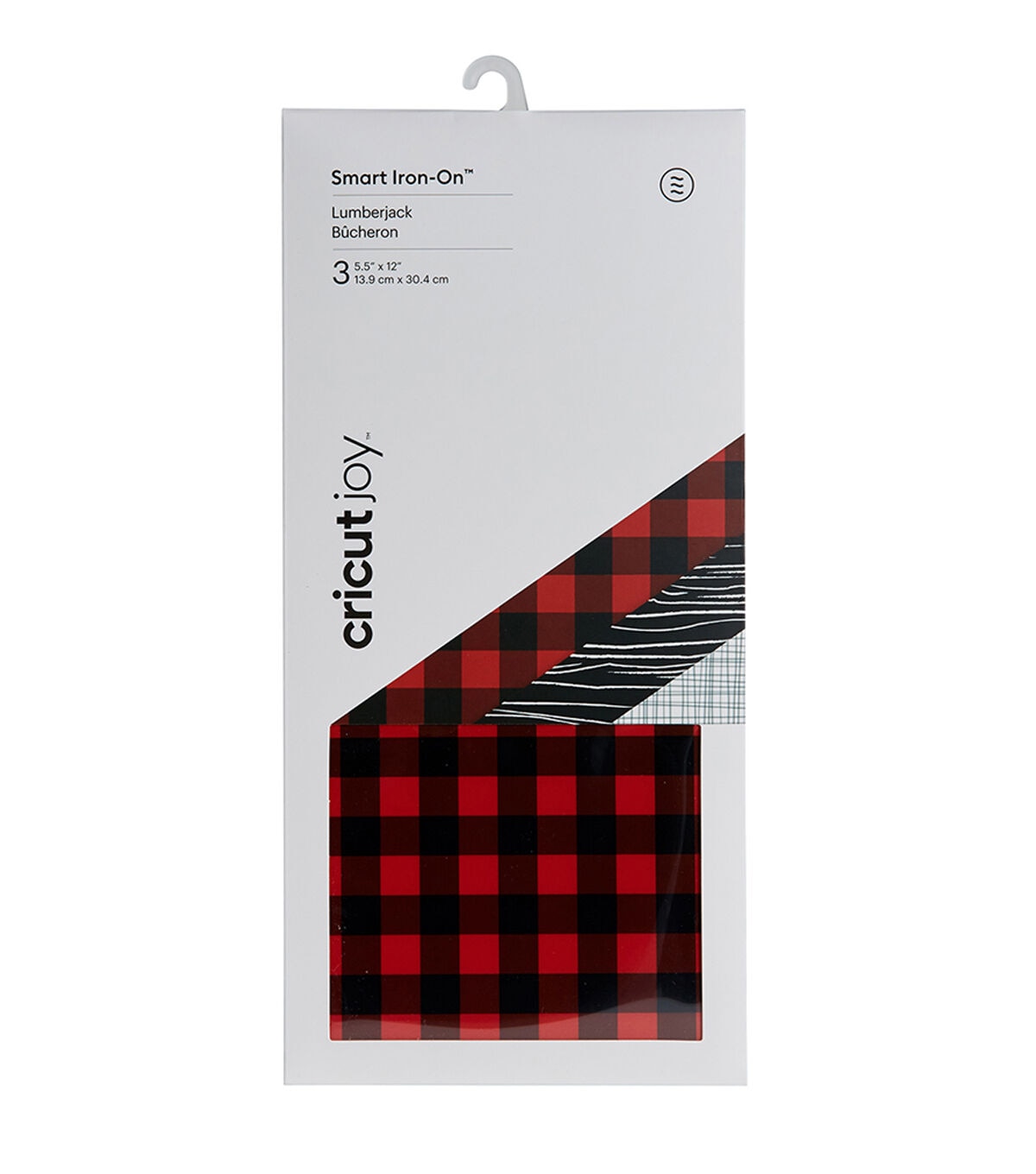 Cricut Joy 5.5 x 12 Lumberjack Patterned Smart Iron On Samplers 3ct