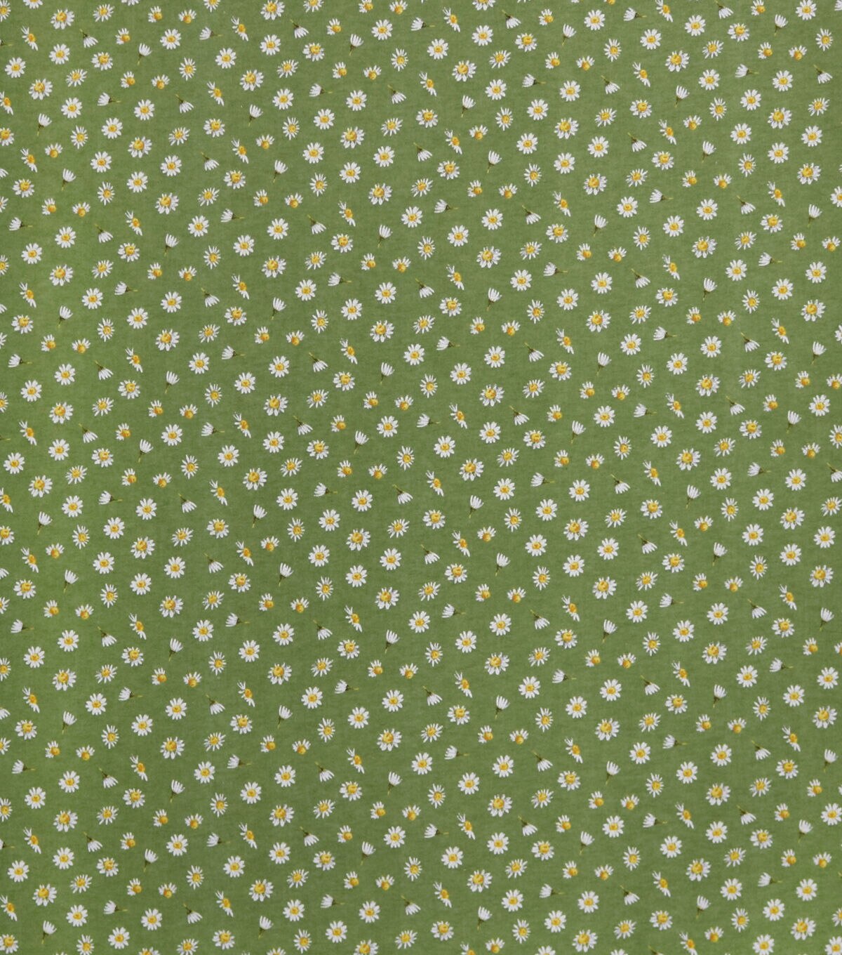 Daisy On Green Super Snuggle Flannel Fabric