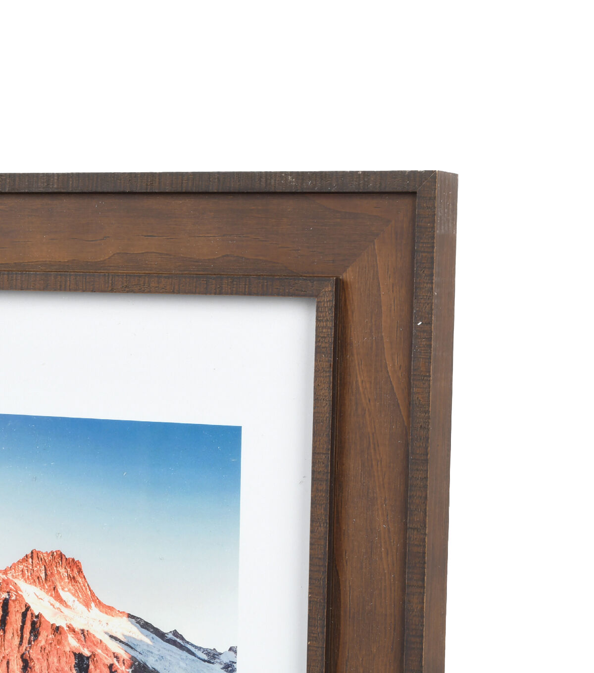 11 x 14 Matted to 8 x 10 Dual Tone Wood Portraint Frame by Hudson 43