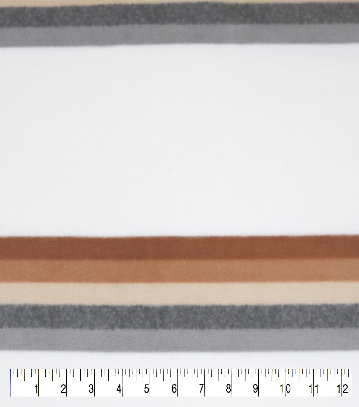 Botanical Pastel Stripes Luxe Fleece Fabric