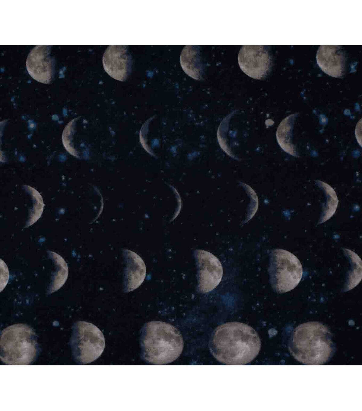 Moon Phases Super Snuggle Flannel Fabric
