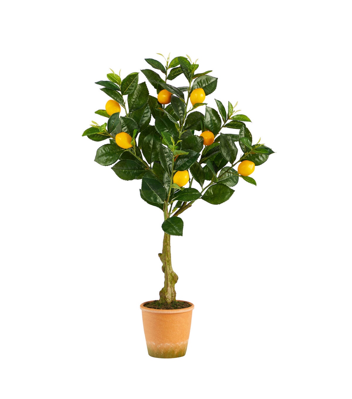 Nearly Natural 28 Lemon Artificial Tree in Decorative Planter
